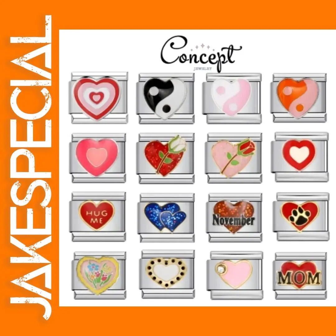 Italian Charm Links Stainless Steel Bracelet 1 Italian Charm Links Stainless Steel Bracelet