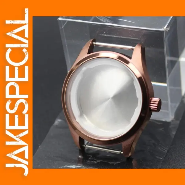 40mm Stainless Steel Watch Case for Seiko Movements