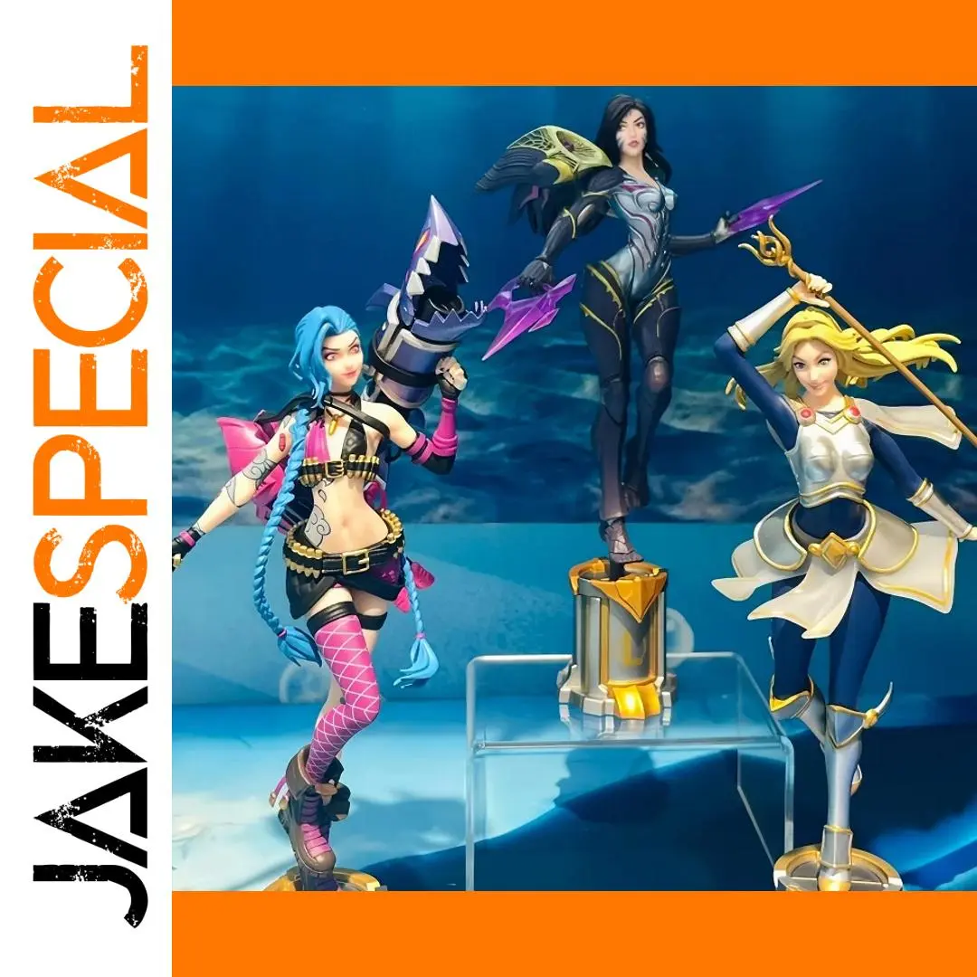 League of Legends Jinx PVC Anime Figurine 22cm 1 League of Legends Jinx PVC Anime Figurine 22cm