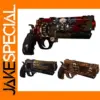 3D Paper Model Pistol Artisanal Craft Kit