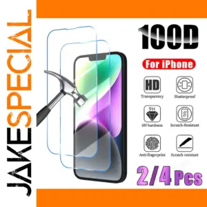 2PCS Tempered Glass Screen Protector for iPhone