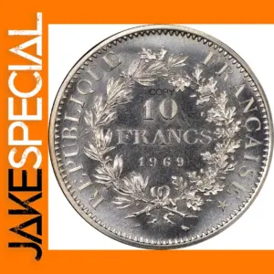 1969 French 10 Francs Replica Coin Collectible