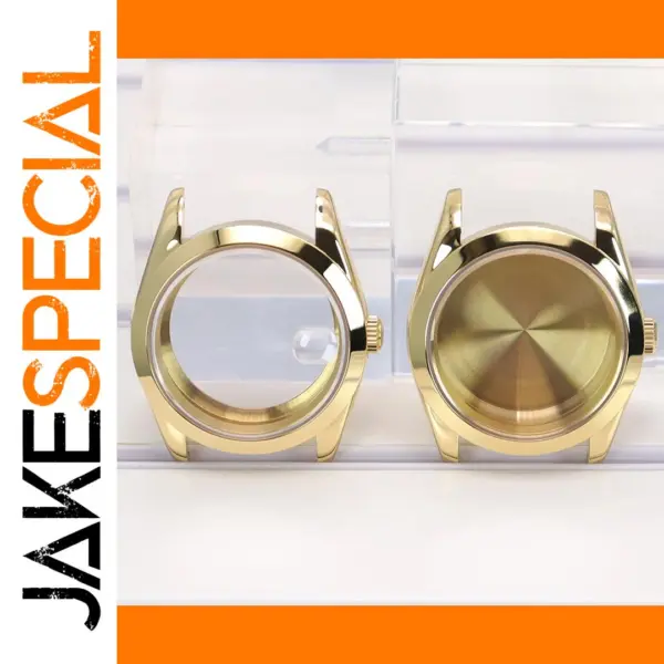 Gold Stainless Steel Watch Case for NH35/36