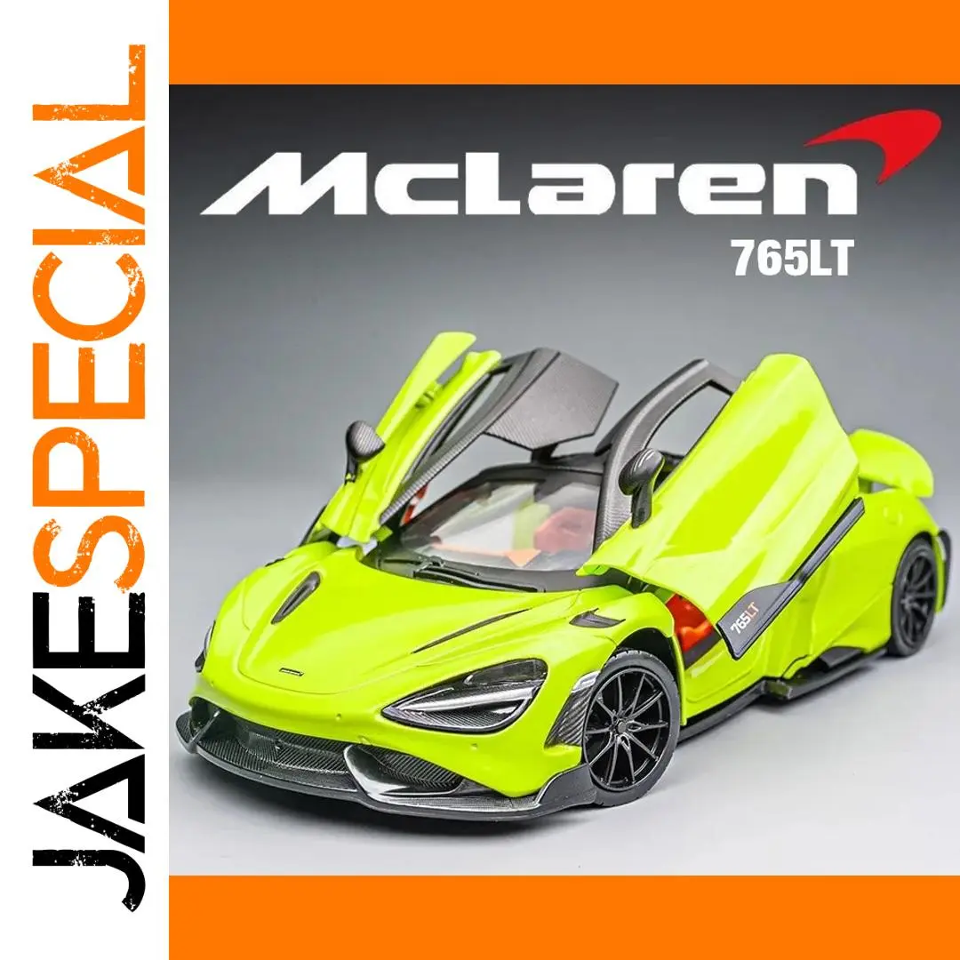 1:24 McLaren 765LT Diecast Metal Car Model 1 1:24 McLaren 765LT Diecast Metal Car Model