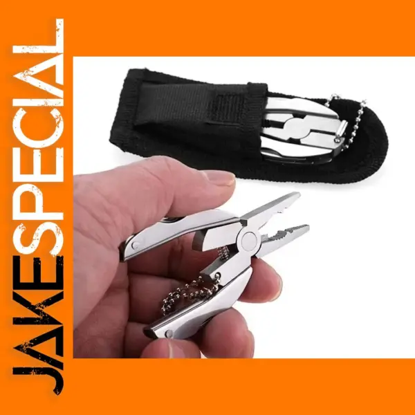 Compact Stainless Steel Multi-Tool Pliers