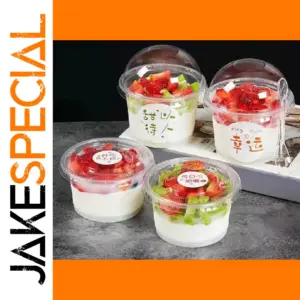 250ML Disposable Plastic Dessert Cups 50/100Pcs