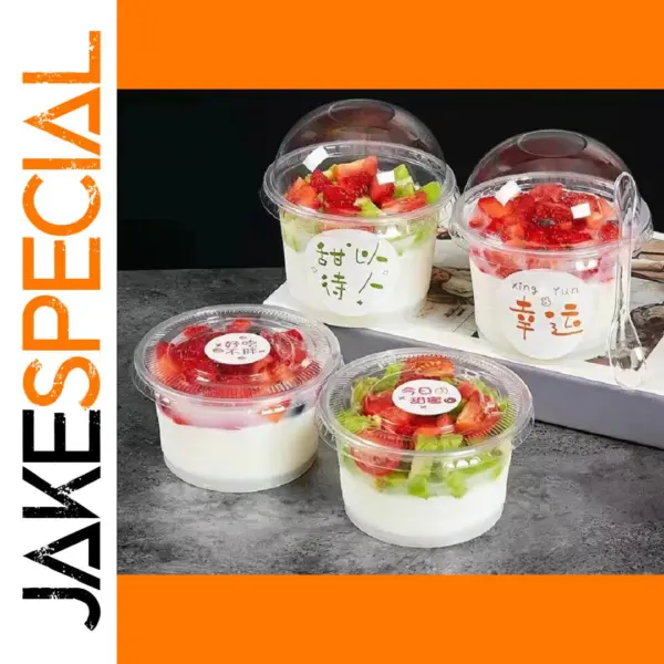 250ML Disposable Plastic Dessert Cups 50/100Pcs