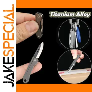 TC4 Titanium Alloy Folding Knife EDC Tool