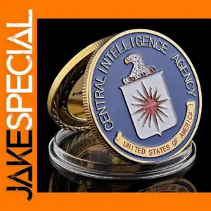 CIA Challenge Coin Replica Gold Plated 40mm
