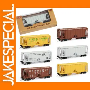 HO Scale 2-Bay Covered Hopper Car Model