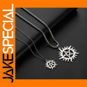 Stainless Steel Pentagram Pendant Necklace