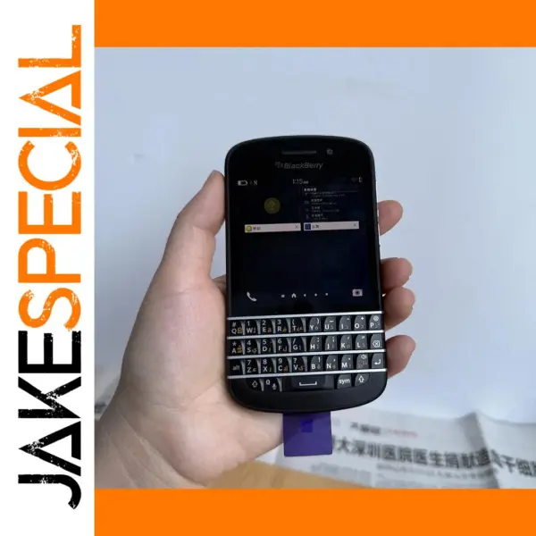 BlackBerry Q10 Vintage Cellphone with QWERTY Keyboard