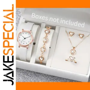 Elegant Women's Quartz Watch Jewelry Set V248