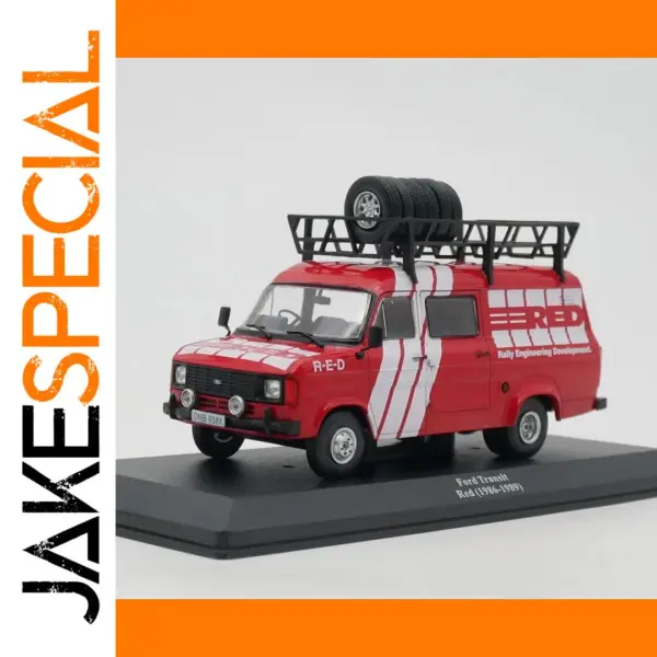 IXO 1:43 Ford Transit Rally Support Diecast Model