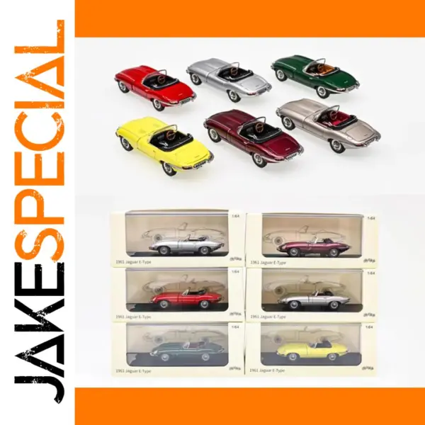 1961 Jaguar E-Type 1:64 Scale Alloy Model