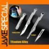 Titanium Alloy Mini Folding Knife EDC Tool