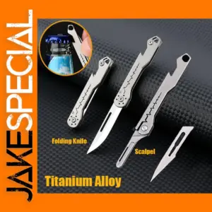 Titanium Alloy Mini Folding Knife EDC Tool