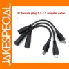 DC Power Adapter Cable 5.5x2.1mm to Micro/Mini/Type C