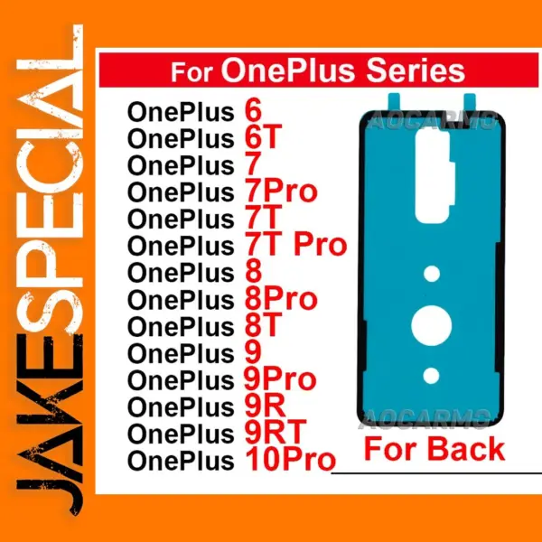 OnePlus 6 6T 7 7T 8 8T 9 Pro Adhesive Sticker Tape
