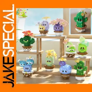 HUIQIBAO Micro Building Blocks Cactus Plant