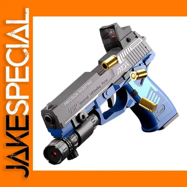 Csnoobs USP Pistol Toy Gun with Laser Shell Launcher
