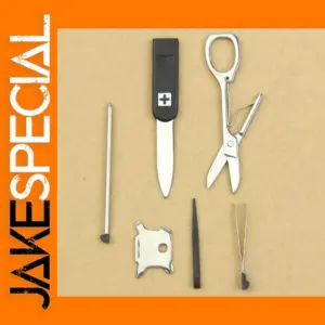 Multifunctional Survival Tool Card with LED Light
