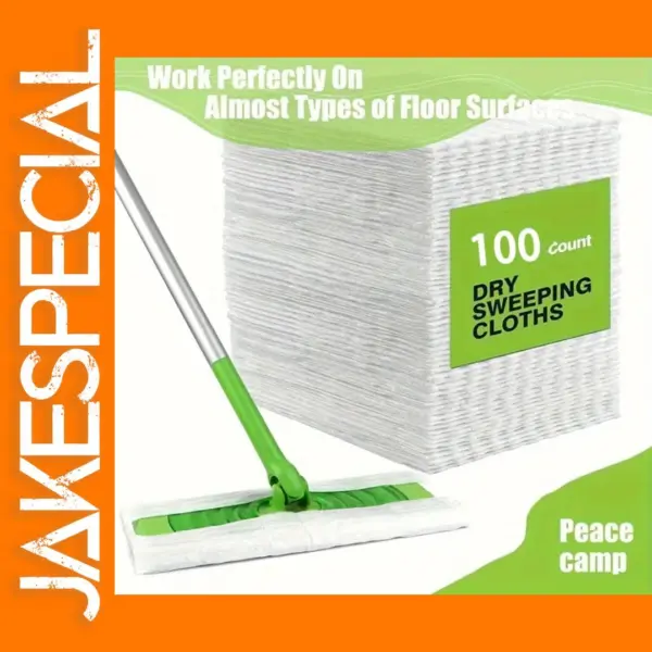 100 Disposable Dust Removal Cloths for Mops