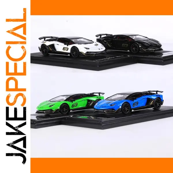 1:64 Scale Metal Aventador SVJ Model Car
