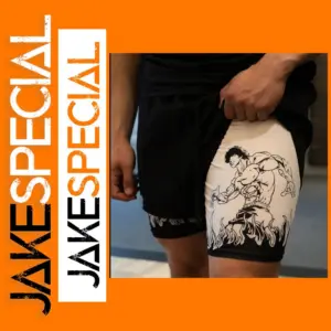 Men's Anime Baki Fitness Running Shorts