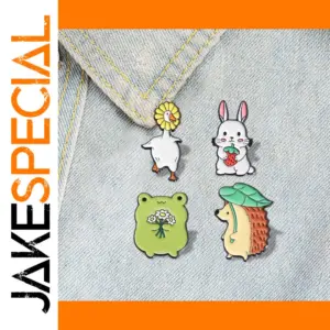 Animal Enamel Brooches for Kids and Friends
