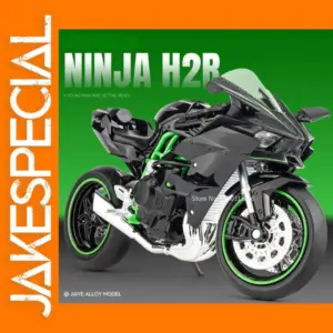 Ninja H2R Motorcycle Alloy Model Black Toy