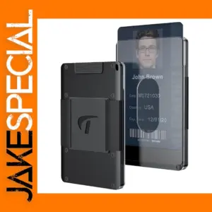 Aluminum Slim RFID Blocking Men's Wallet
