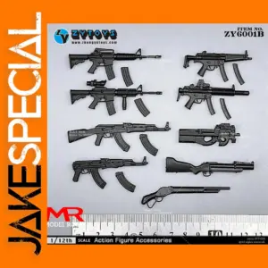 ZYTOYS ZY6001 1/12 Scale Military Model Weapon Set