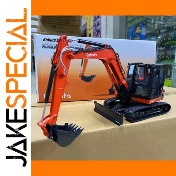 1:24 Diecast Alloy KX080-4a2 Excavator Model