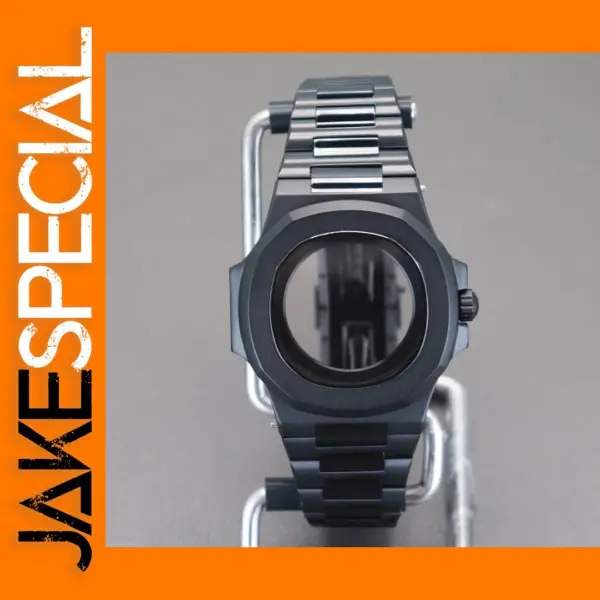 40mm Black Watch Case for NH35 NH36 Movement