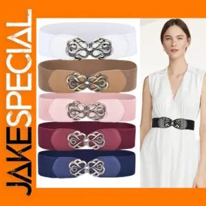 Women’s Vintage PU Leather Stretch Belt