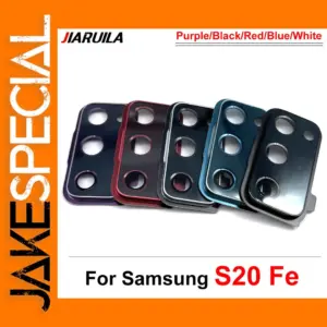Samsung S20 FE Rear Camera Glass Lens Cover with Frame