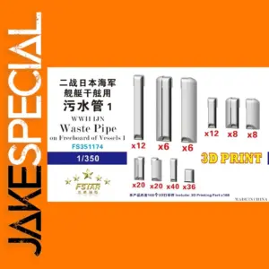 1/350 WWII IJN Waste Pipe Model Kit