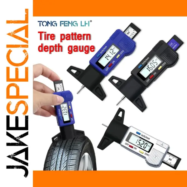 Digital Tire Tread Depth Gauge Tool