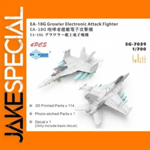 EA-18G Growler Model Kit 1/700 Scale
