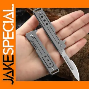 Titanium Alloy Folding Knife with 10 Blades
