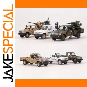 1:64 Scale Diecast Alloy War Pickup Model Car