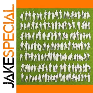 200pcs Unpainted HO OO Scale Figures