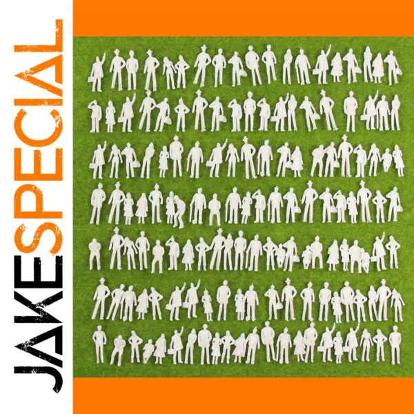 200pcs Unpainted HO OO Scale Figures