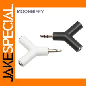 3.5mm Dual Jack Headphone Splitter Adapter