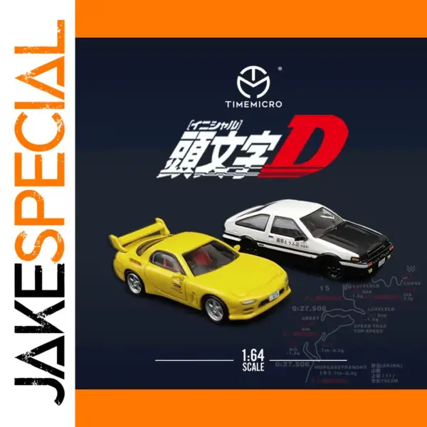 1/64 Scale Diecast Model Toyota AE86 RX-7
