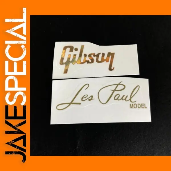 Gold Waterslide Decal Sticker for Guitar
