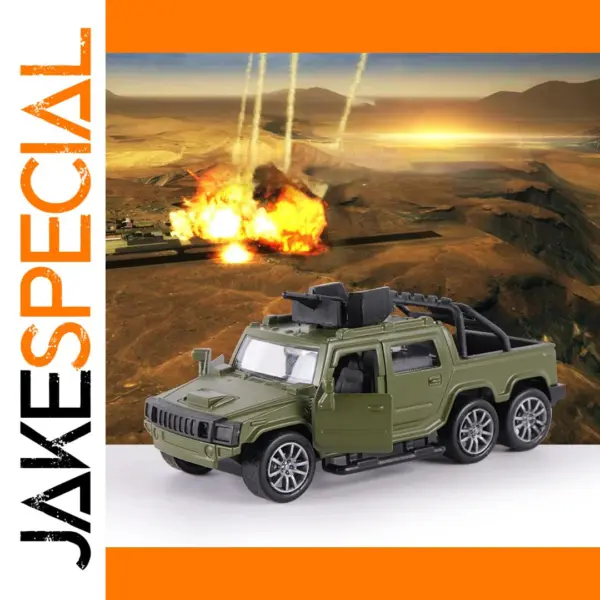 1:36 Scale Military Alloy Hummer Toy Model