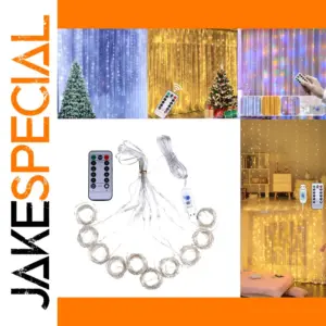 LED USB Curtain Fairy Lights with Remote Control