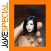 1/6 Scale Female Soldier Head Sculpt Black Hair